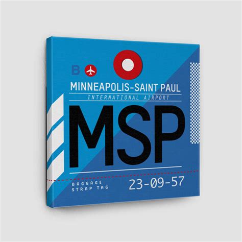 Msp Minneapolissaint Paul Airport Minnesota Us Mousepad Airportag