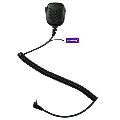 Abcgoodefg Shoulder Remote Speaker Mic Microphone For 1 Pin Yaesu