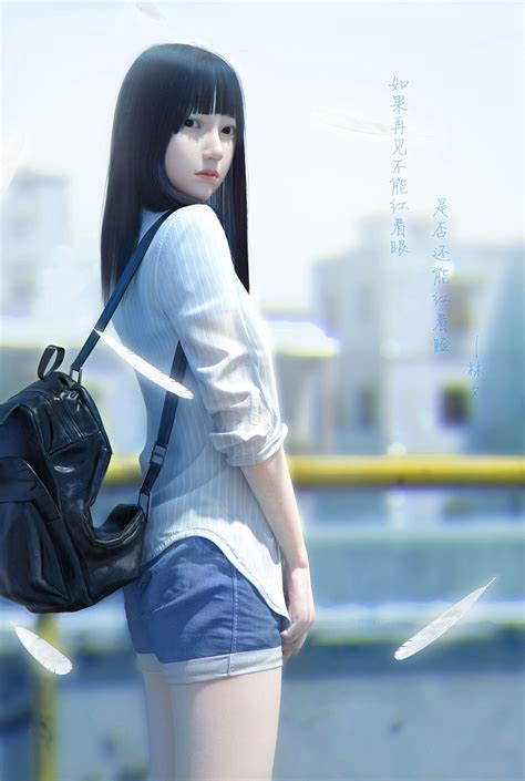 Wallpaper White Digital Art Cosplay Model Anime