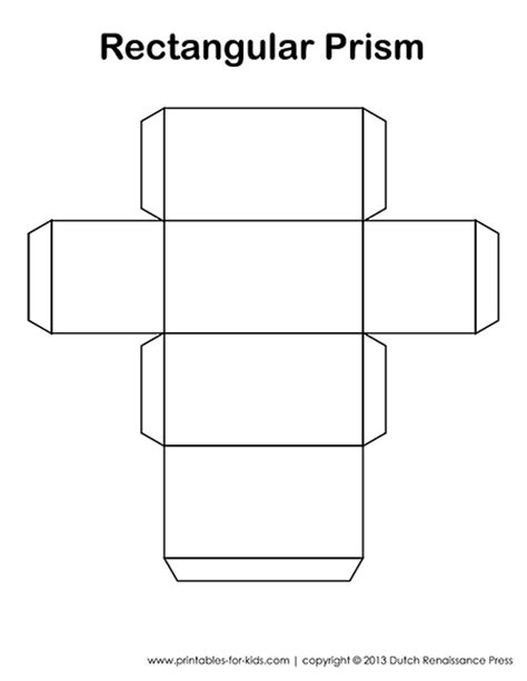 rectangular prism template