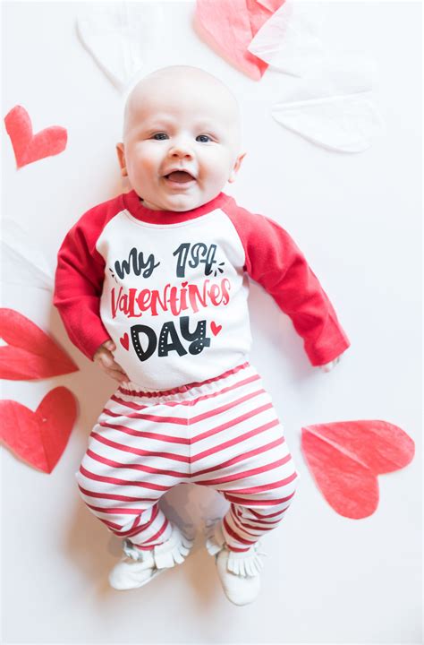 1st Valentines Day Red Raglan In 2021 Baby Boy Valentine Outfit
