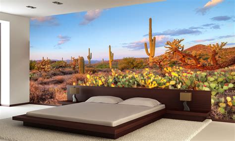 Peel And Stick Sonoran Desert Mural Photo Wallpaper Removable Etsy