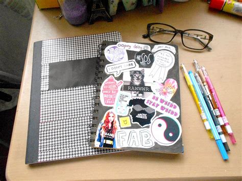 Diy tumblr notebook ♡ back to school. That Flower Child: DIY Tumblr Inspired Notebooks