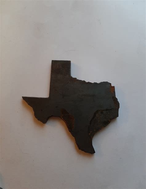 5 Pack Texas Metal Cutouts 350x 375 Plasma Cut Etsy