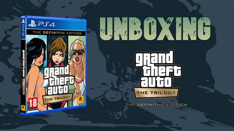 Unboxing Gta The Trilogy Definitive Edition Ps4 Version Estandar