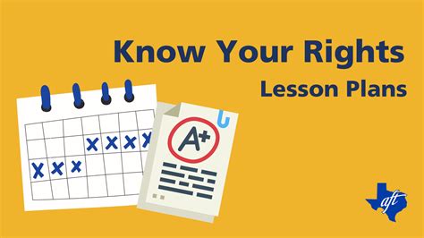 Texas Aft Know Your Rights Lesson Plans Texas Aft
