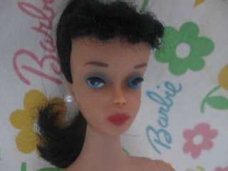 OOAK Vintage Brunette 1963 6 Ponytail Barbie Doll Repaint By Juliaoriginals