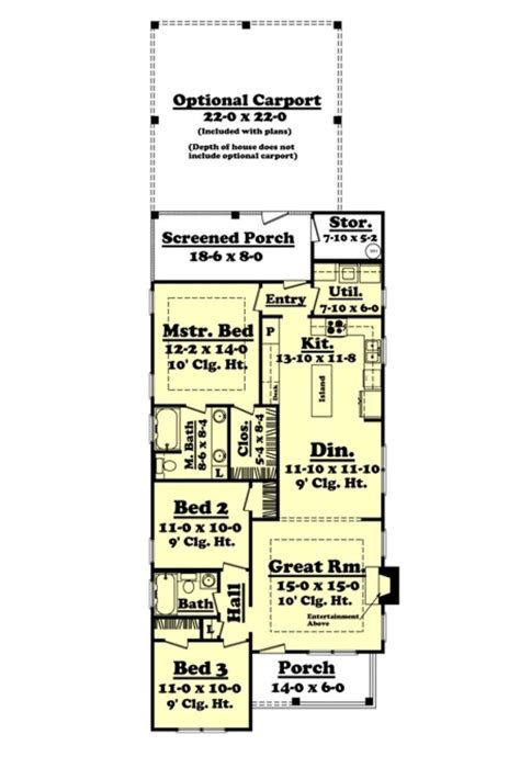 House Plan 041 00036 Modern Farmhouse Plan 1300 Square Feet 3