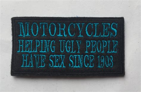 Helping People Funny Motorcycle Patch Biker Club Team Embroidered Patch