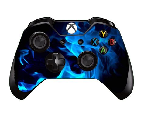 Uushop Blue Fire Flame Vinyl Skin Decal Cover For Microsoft Xbox One