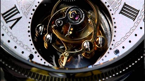 Tourbillon Mechanical Watch Chinese Movements Closeup Youtube