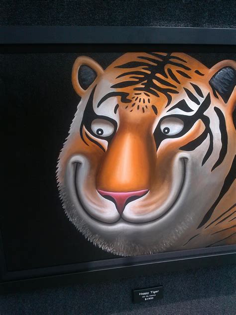 A Midlly Creepy Tiger I Found At An Art Festival Years Ago R