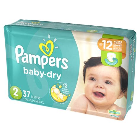 Pampers Baby Dry Taped Diapers Jumbo Pack Newborn 40s