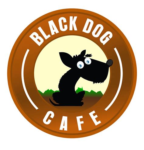 Modern Bold Cafe Logo Design For Black Dog Cafe By Kevinraymund