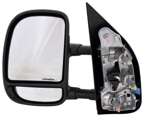 K Source Custom Extendable Towing Mirrors Manual Textured Black Pair K Source Towing