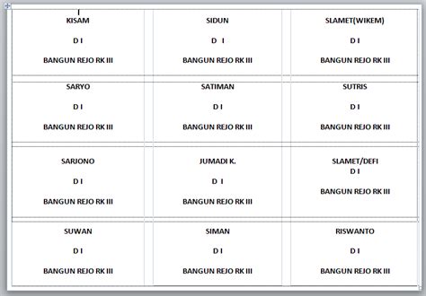 Cara Print Label Undangan 121 Angelgarry