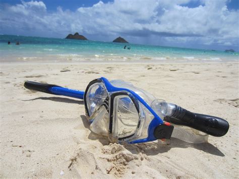 Snorkel On Lanikai Beach Oahu Vacation Lanikai Beach Snorkeling