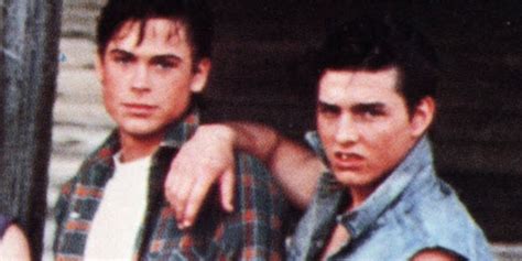 Tom Cruise The Outsiders Cruise Was An Intense Kid How Francis