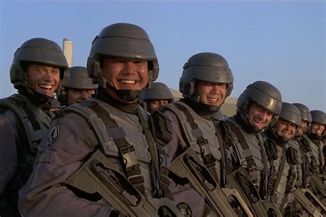 Starship troopers is a cautionary tale about what happens when war ceases to be a necessary evil and instead becomes an unnecessary thrill. "Would You Like to Know More?": Satire, American Stiob and ...