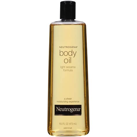 Neutrogena Body Oil Light Sesame Formula Sesame Scented