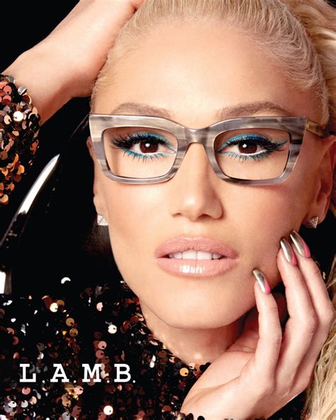 Gwen Stefani Spring 2018 L A M B X Tura Glasses Interview