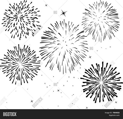 Choose from 250+ fireworks icon graphic resources and download in the form of png, eps, ai or psd. Black White Fireworks Vector & Photo | Bigstock