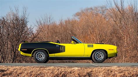 Multi Carbureted 1971 Plymouth Barracuda Is The Curious Yellow Treat Of