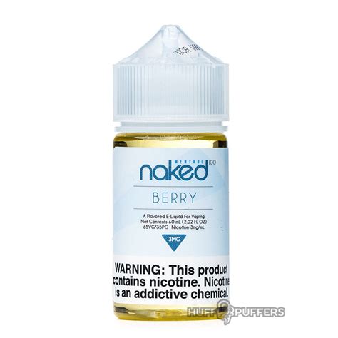 berry menthol e liquid 60ml naked 100