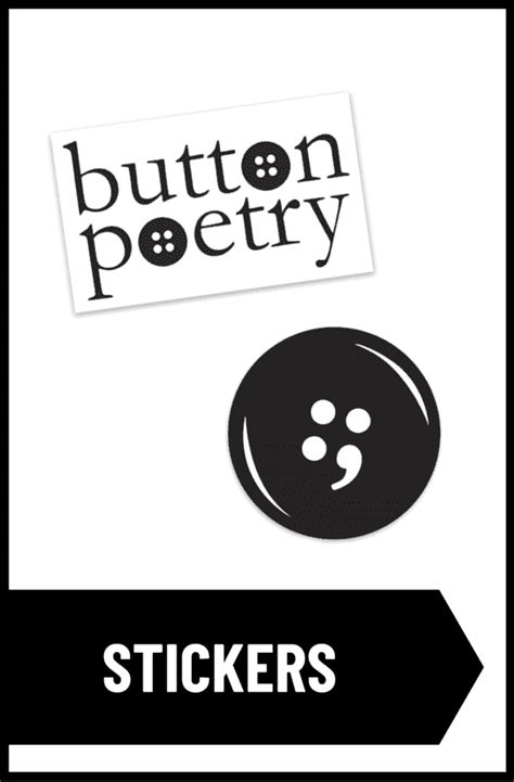Button Poetry Stickers Button Poetry