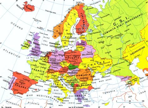 Cartina Politica Europa Oggi Lacooltura