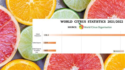 World Citrus Organization Announces 202122 Statistics Produce Report