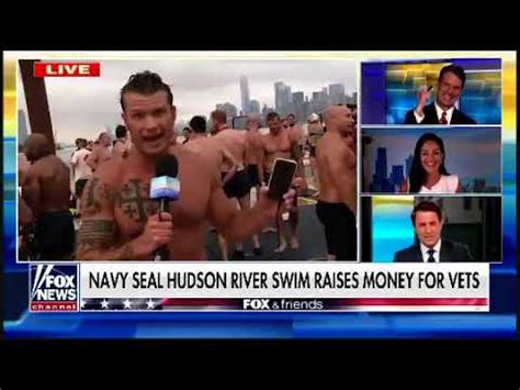 SEAL Swim Pete Hegseth Finishes First Leg Of Swim At The Statue Of Liberty YouTube