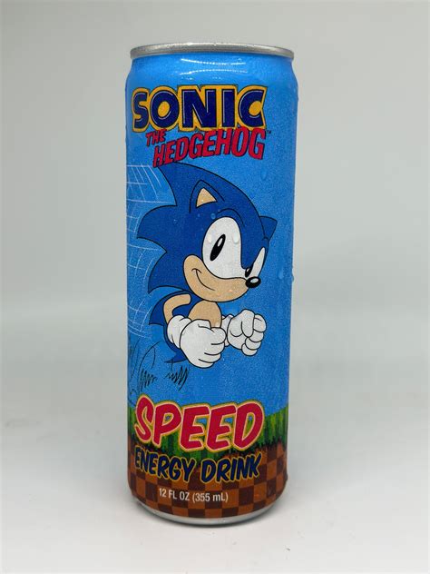 Sonic The Hedgehog Speed Energy Drink Petezpop