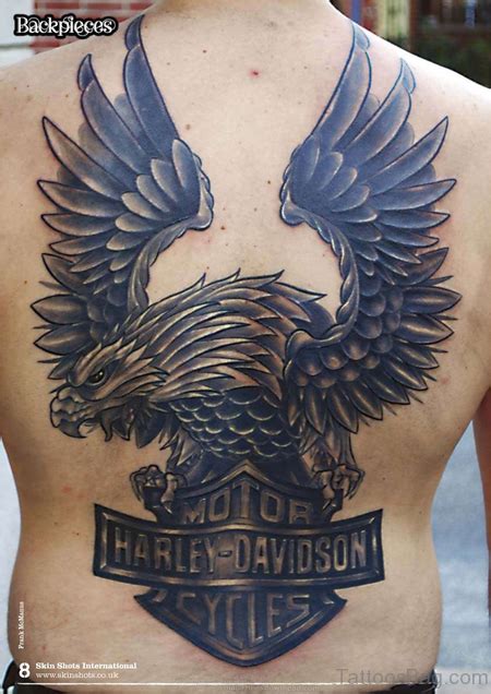 52 Superb Eagle Tattoos On Back Tattoo Designs