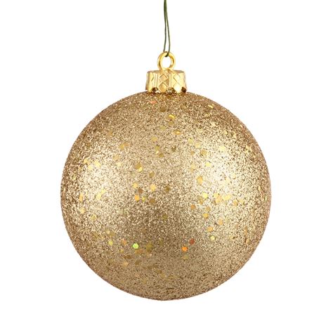 Vickerman 10 In Gold Ball Christmas Ornament Bulbamerica