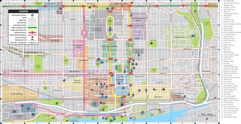 Printable Map Of Downtown Toronto Printable Maps