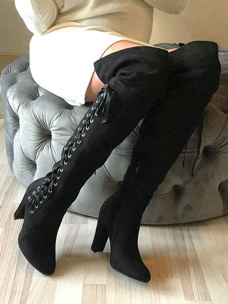 soho overknee boots chicwear lange feminine støvler