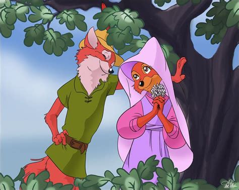 Love Goes On And On Robin Hood Disney Disney Art Walt Disney