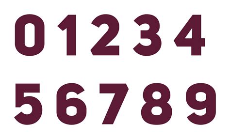Large printable numbers 0 9 gridgitcom 10 best large printable