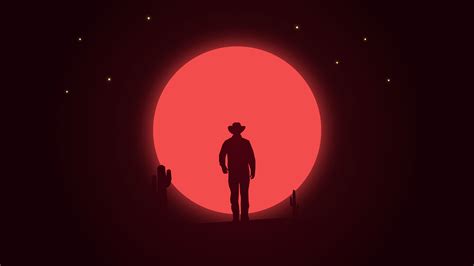 Cowboy Sunset Silhouette 4k Wallpapers Hd Wallpapers Id 29535