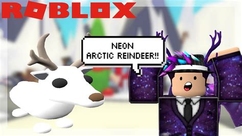 Making Neon Arctic Reindeer Roblox Adopt Me Youtube