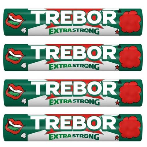 Trebor Extra Strong Mints 4 Pack