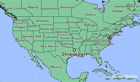 Where Is Shreveport La Shreveport Louisiana Map