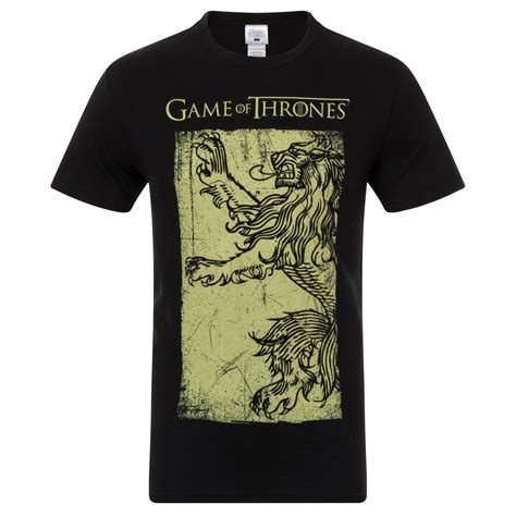 Game Of Thrones Official T Mens T Shirt Lannister Stark Targaryen