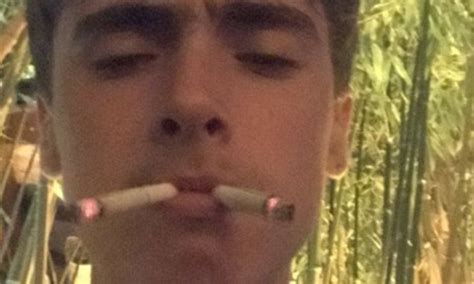 Liam Gallaghers Son Pictured Smoking Two Cigarettes At Once In Ibiza