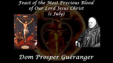 Feast Of The Most Precious Blood Of Our Lord Jesus Christ 1 July