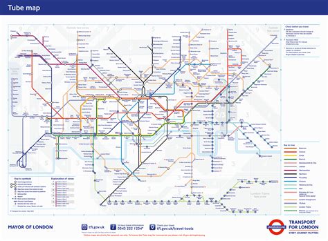 London Tube System Map ~ Maps Capital