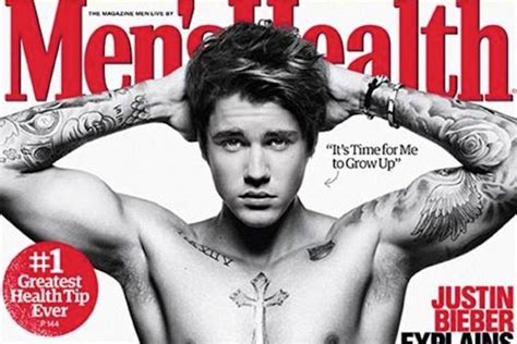 Justin Bieber Poses Shirtless For The Cover Of Mens Healths Reinvention Issue Vanity Fair