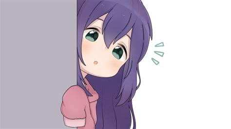 Purple Hair Anime Girl Wallpapers Sahida