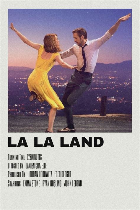La La Land By Scarlettbullivant Movie Posters Minimalist Iconic
